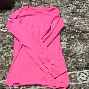 SOLD lululemon athletica Pink Long Sleeve Top